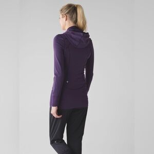 Lululemon Daily Practice Jacket Deep Zinfandel Purple Size 6 Full Zip Hoodie